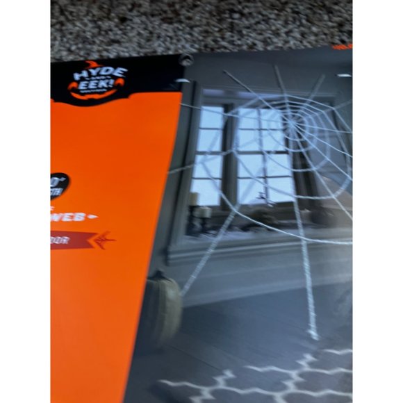 10 ‘ Foot SPIDER WEB Halloween iNDOOR & OUTDOOR  by HIDE & EEK sold @ Target NIP - Picture 3 of 5